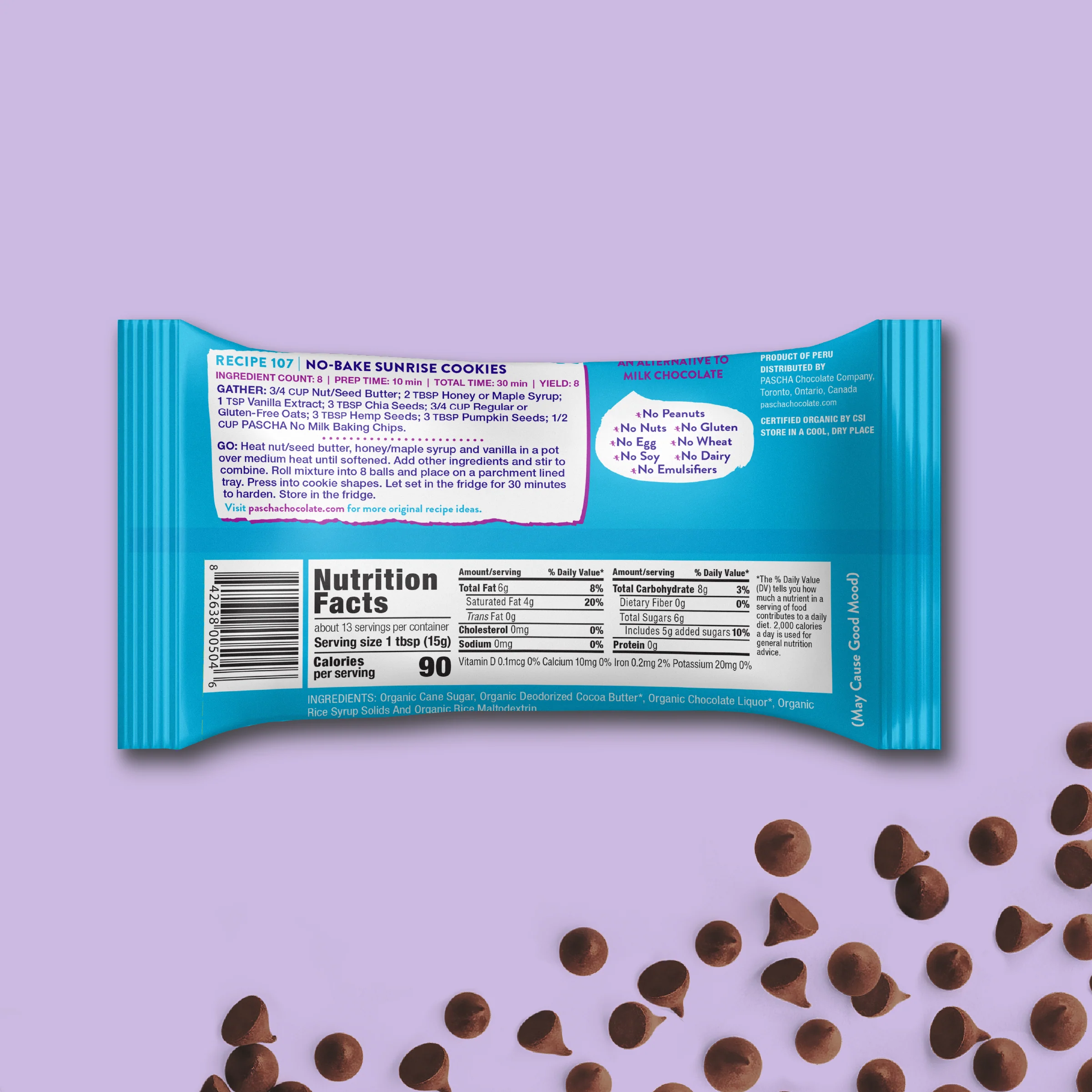 Organic Vegan No Milk Baking Chips (8 Bags) - Image 3