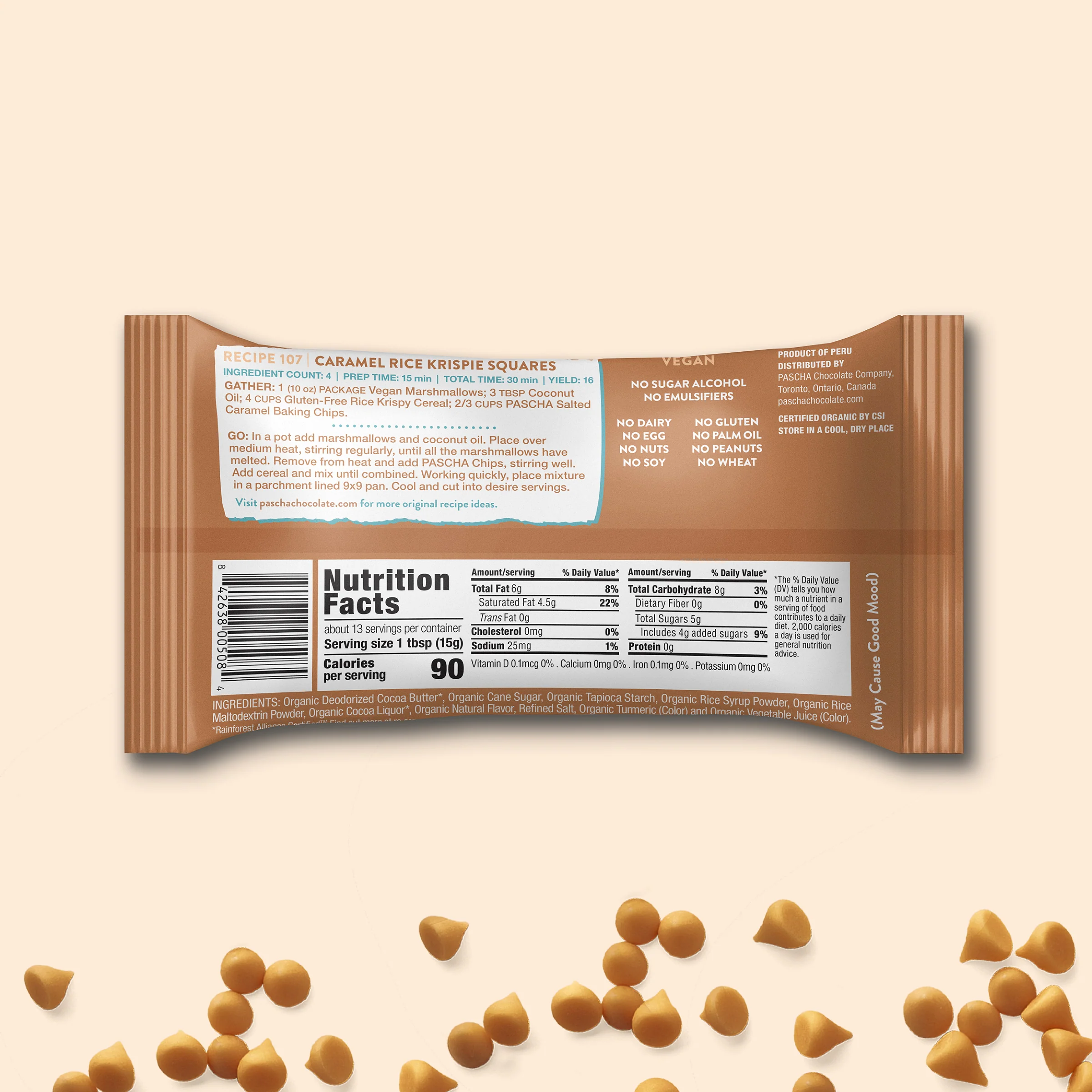 NEW! Organic & Vegan Salted Caramel Baking Chips (8 Bags) - Image 3